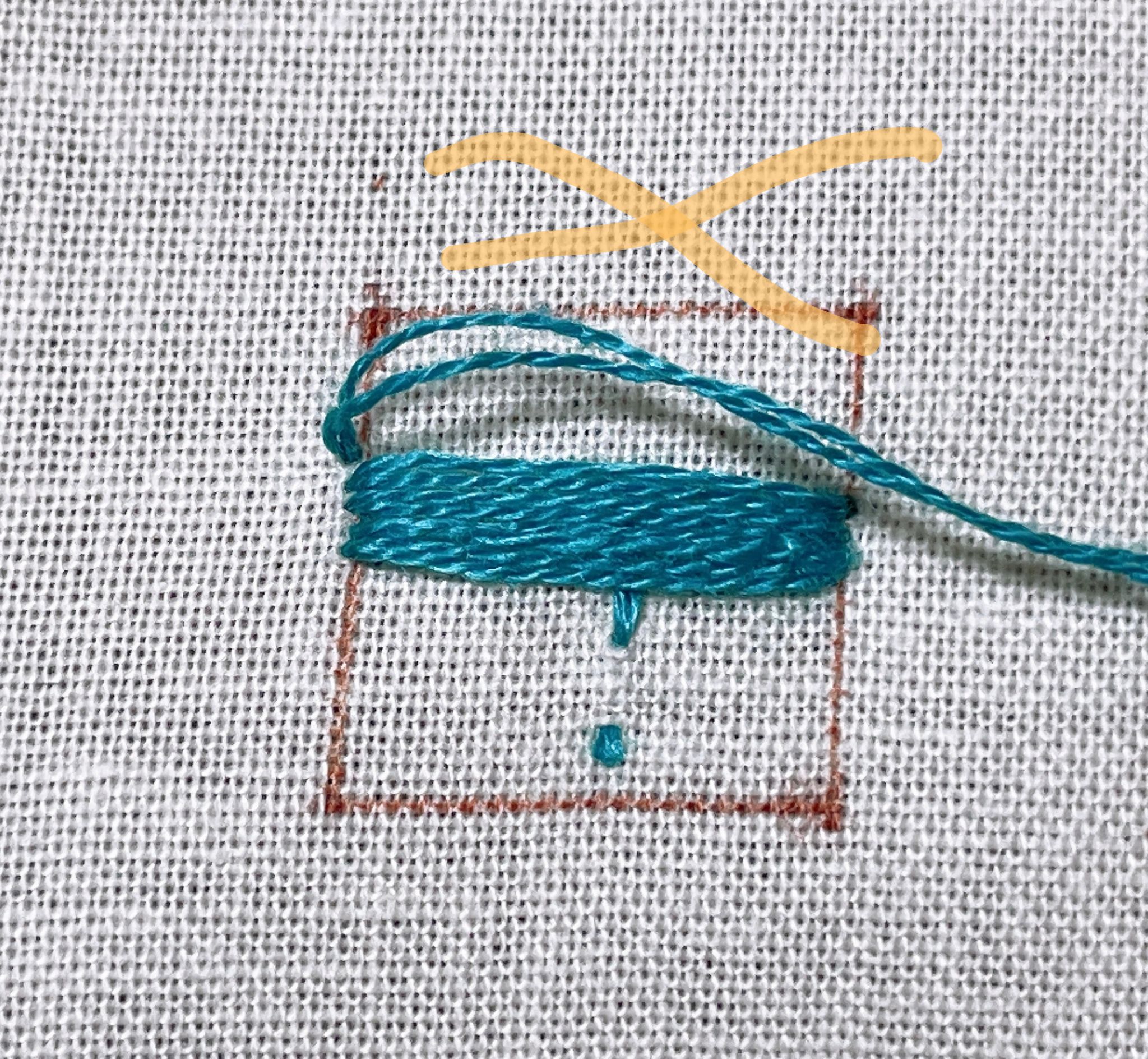 【刺繍初心者】サテンステッチの基本のやり方・コツを紹介！ | くるぽんの野菜宅配ライフ